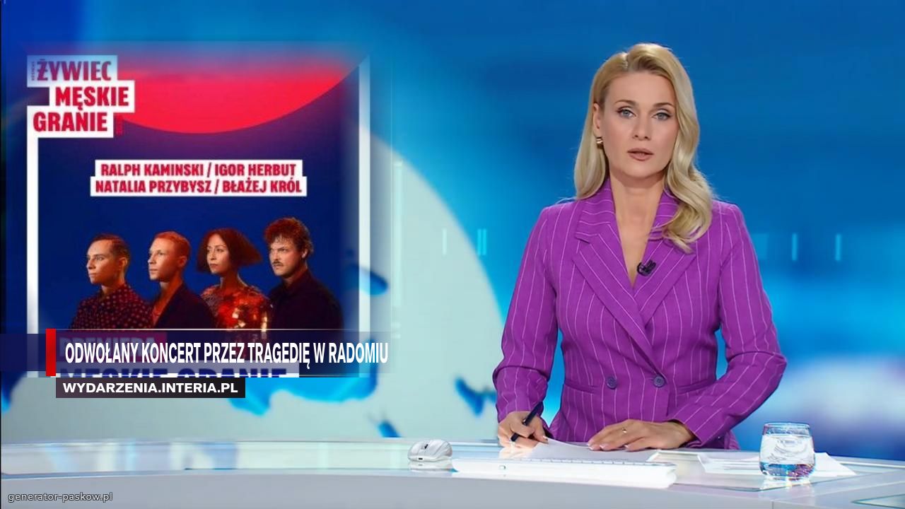 ODWOŁANY KONCERT PRZEZ TRAGEDIĘ W RADOMIU