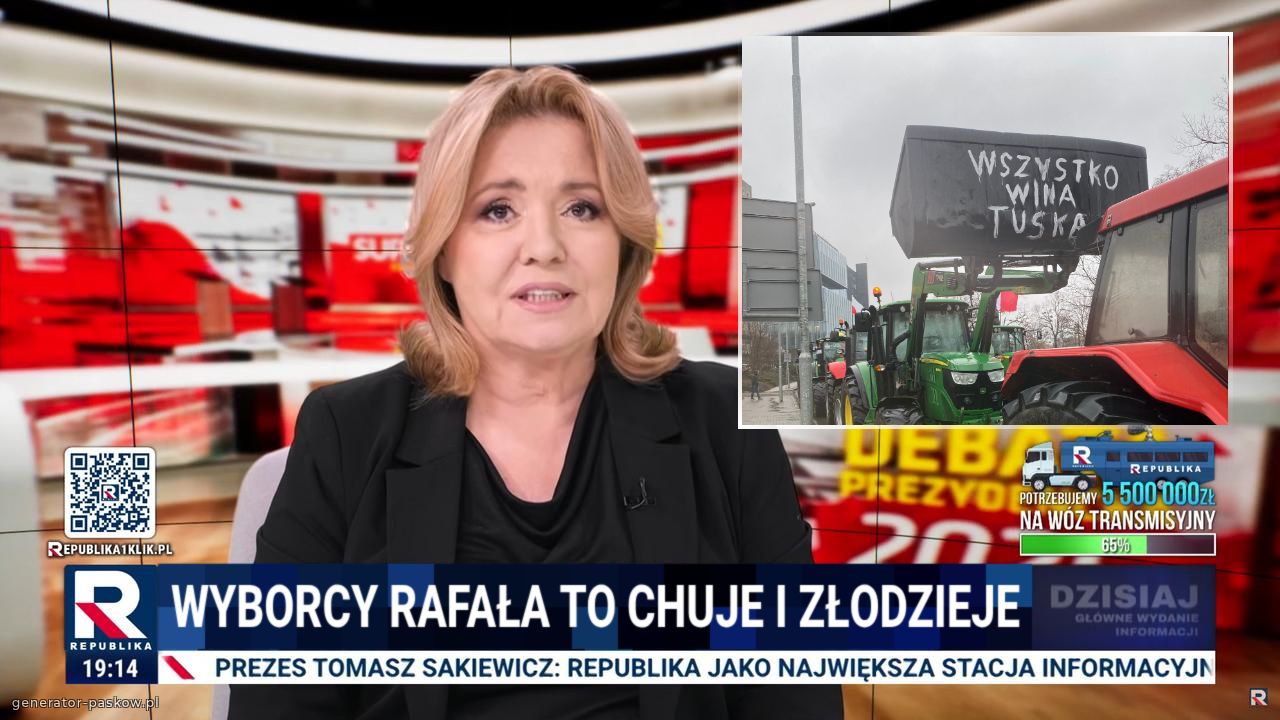 Wyborcy rafała to chuje i złodzieje