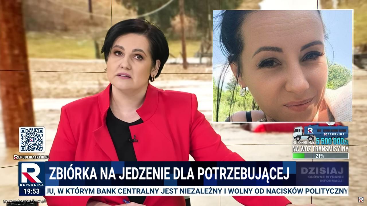 Zbiórka na jedzenie dla potrzebującej 