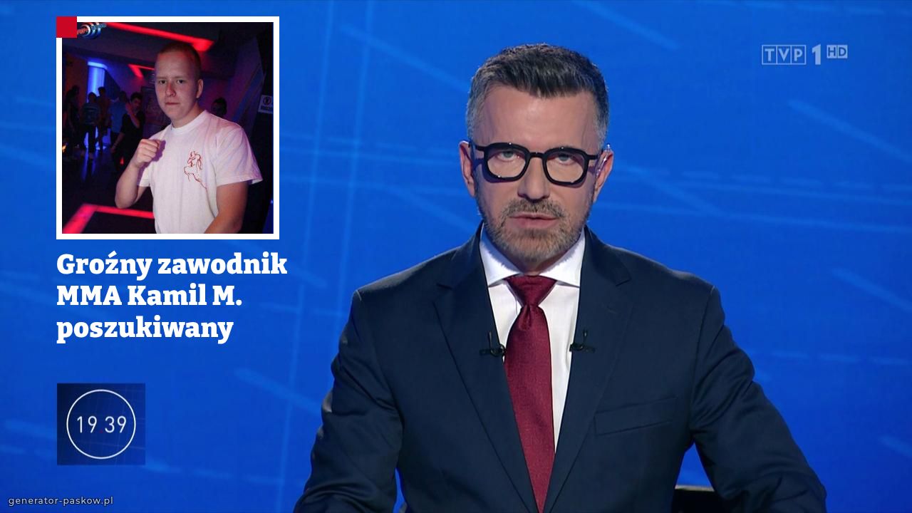 Groźny zawodnik MMA Kamil M. poszukiwany
