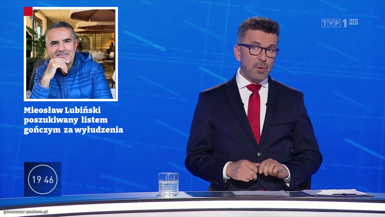 Mieosław Lubiński poszukiwany  listem gończym  za wyłudzenia 