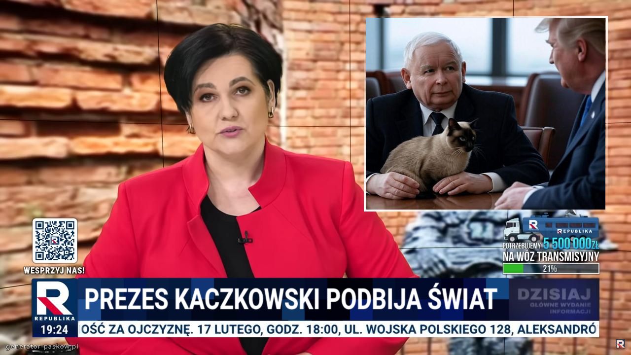 Prezes kaczkowski podbija świat 