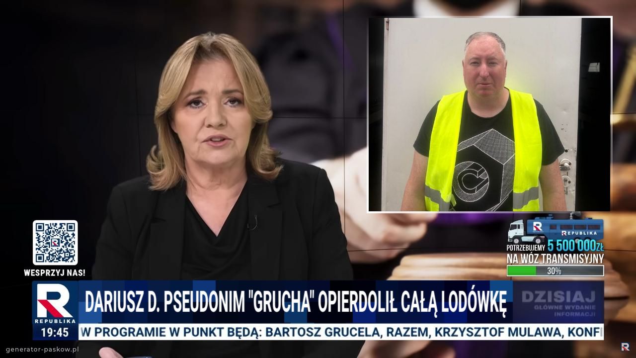 Dariusz D. Pseudonim "Grucha" opierdolił całą lodówkę
