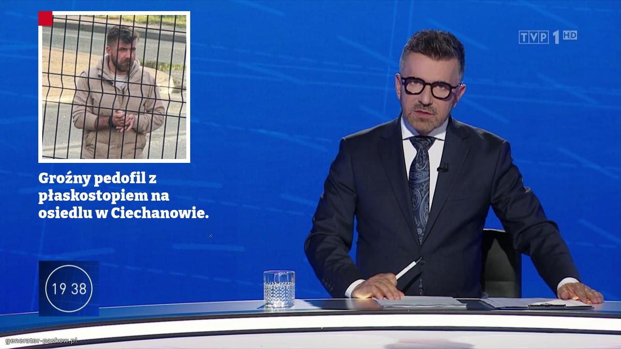 Groźny pedofil z płaskostopiem na osiedlu w Ciechanowie. 