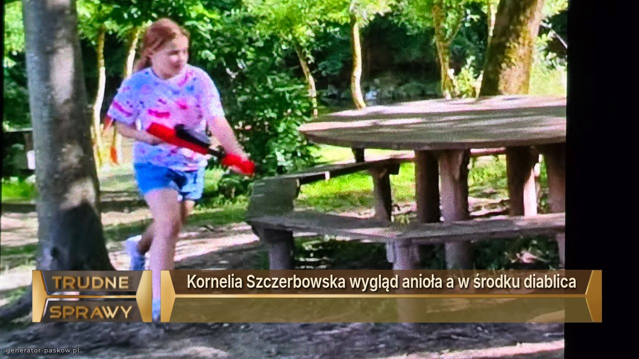 Kornelia Szczerbowska wygląd anioła a w środku diablica
