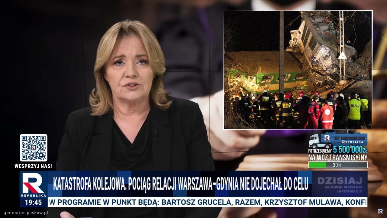  Katastrofa kolejowa. Pociąg relacji Warszawa–Gdynia nie dojechał do celu