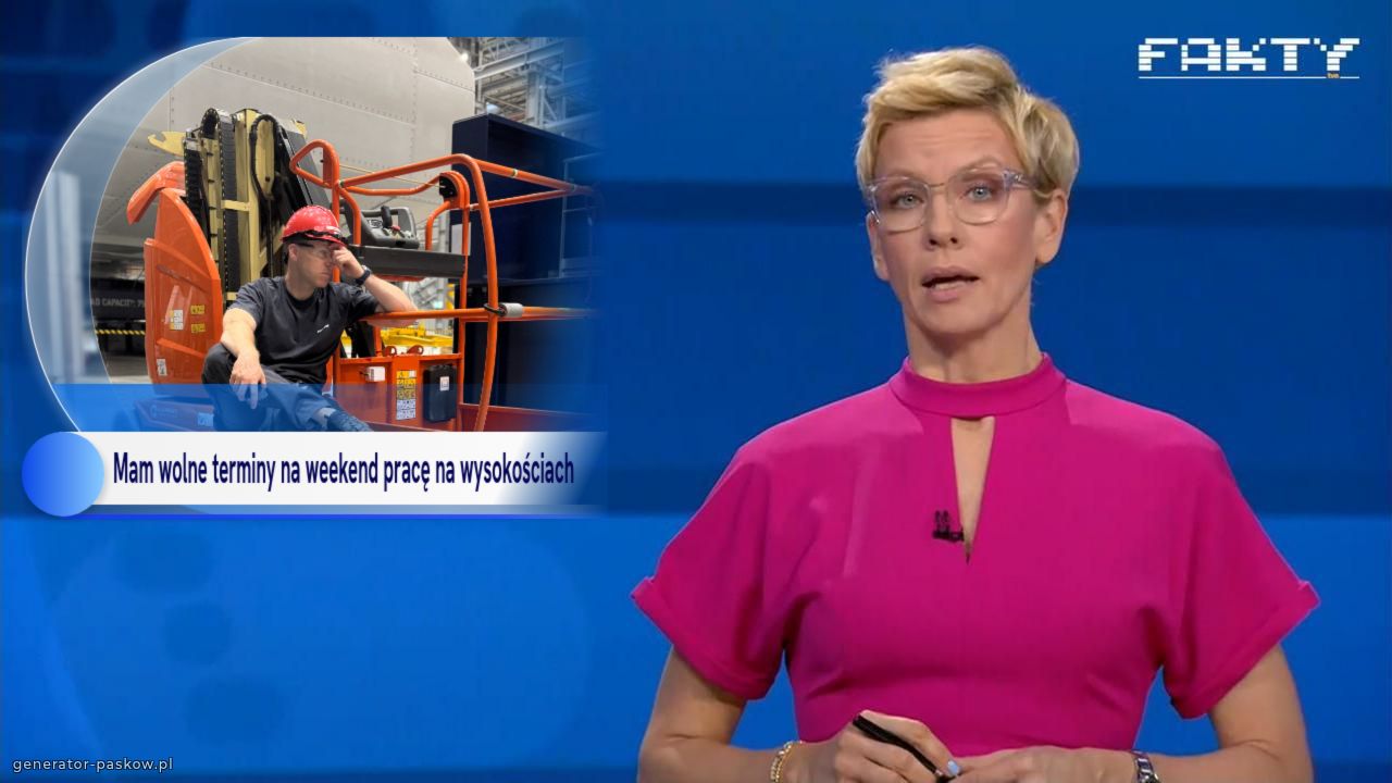 Mam wolne terminy na weekend pracę na wysokościach 
