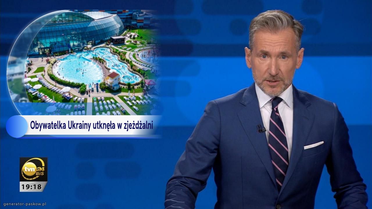Obywatelka Ukrainy utknęła w zjeżdżalni 