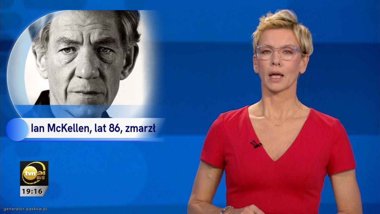 Ian McKellen, lat 86, zmarzł 