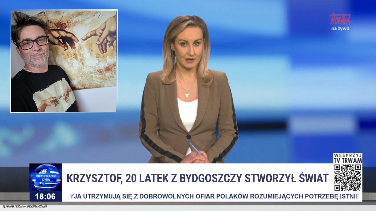 Krzysztof, 20 latek z Bydgoszczy stworzył świat