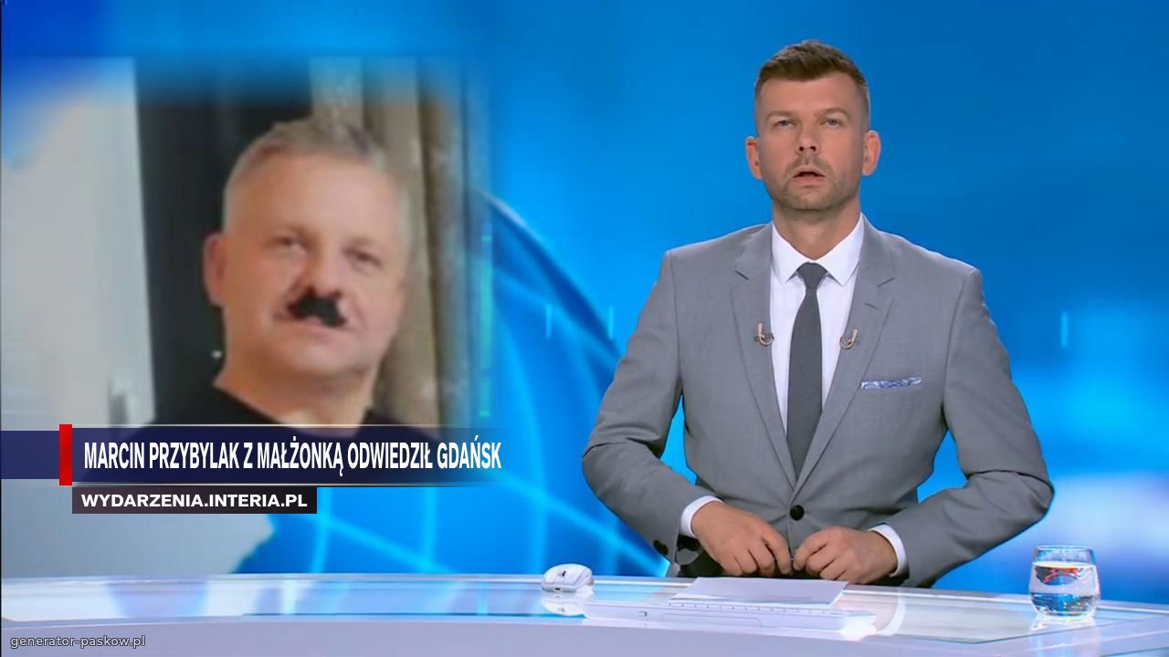 Marcin Przybylak z małżonką odwiedził Gdańsk