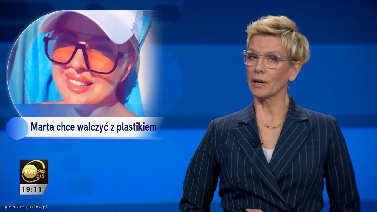 Marta chce walczyć z plastikiem