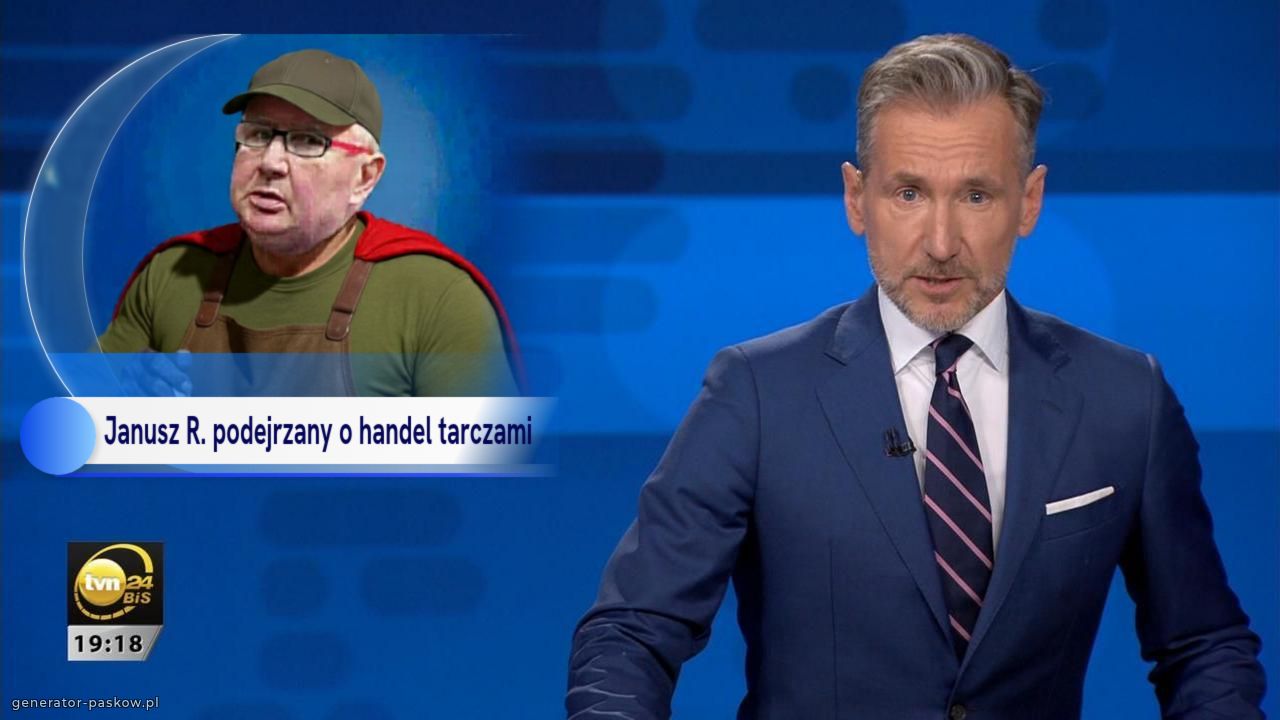 Janusz R. podejrzany o handel tarczami