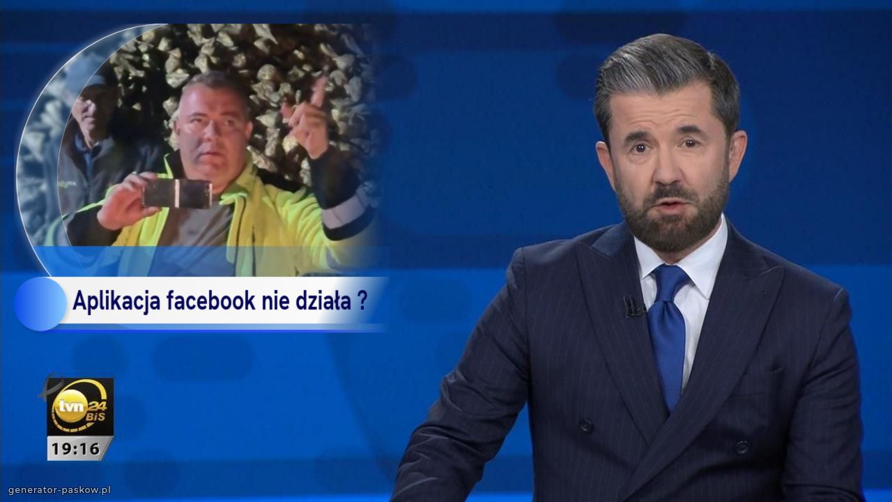 Aplikacja facebook nie działa ?