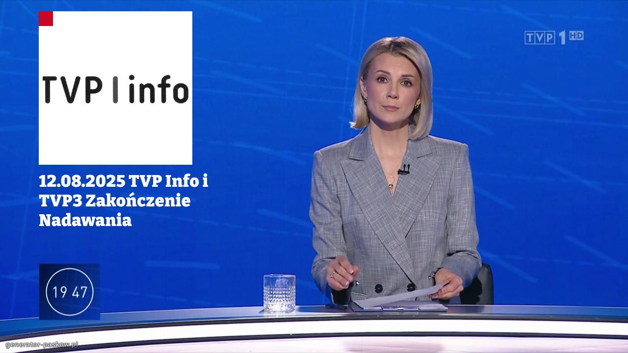 12.08.2025 TVP Info i TVP3 Zakończenie Nadawania 