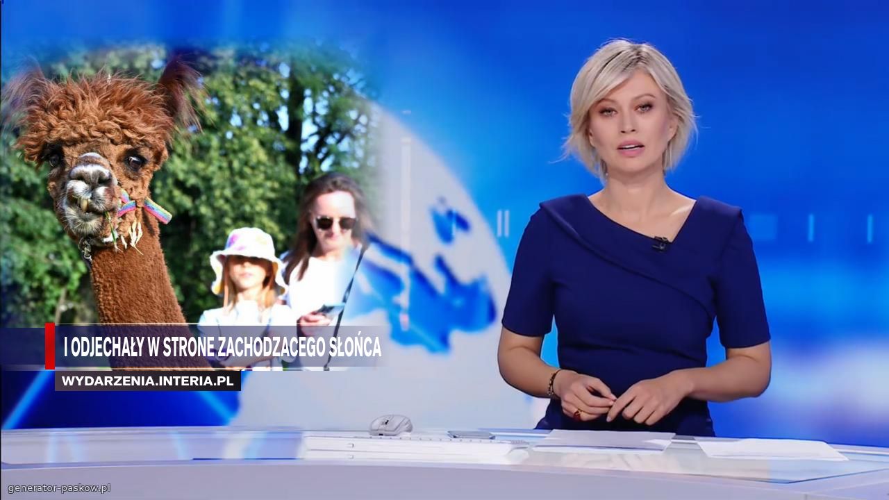 i odjechały w strone zachodzacego słońca