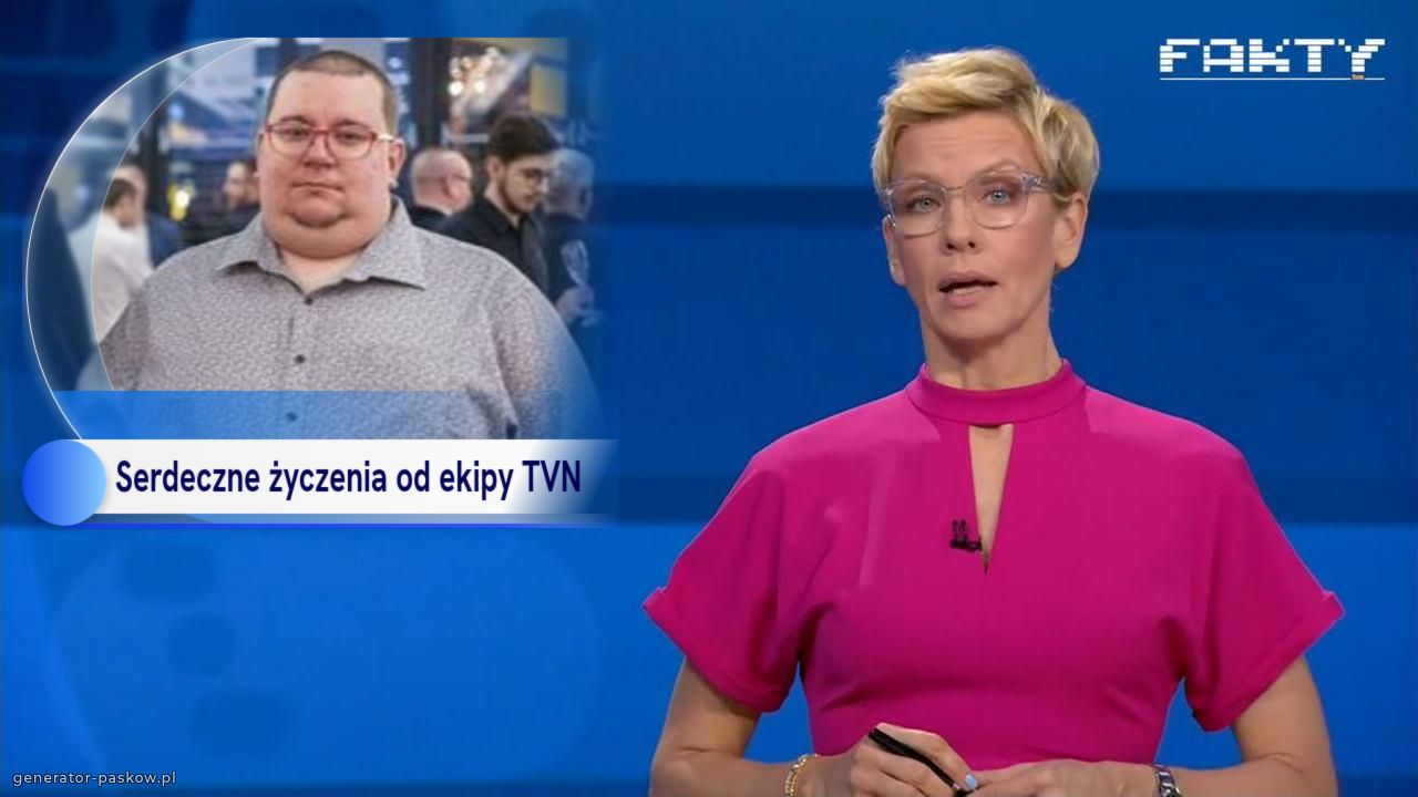 Serdeczne życzenia od ekipy TVN 
