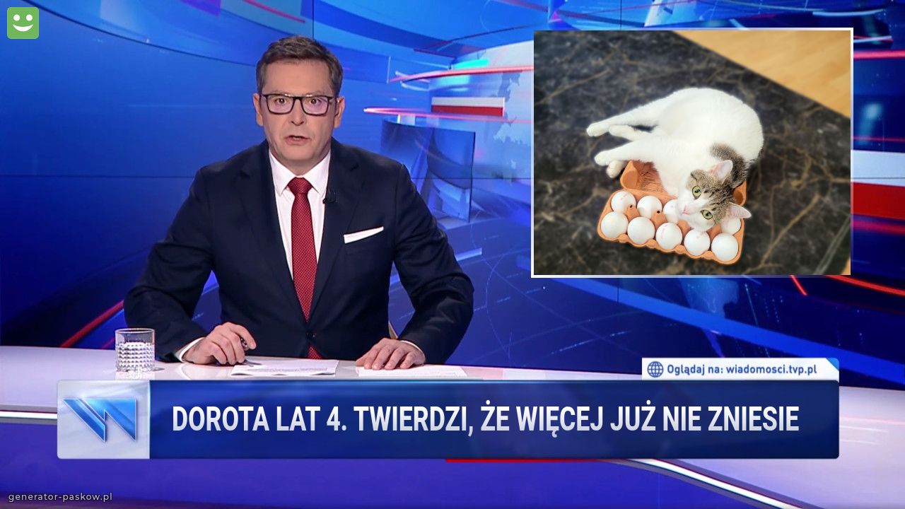 Dorota lat 4. twierdzi, że więcej już nie zniesie 