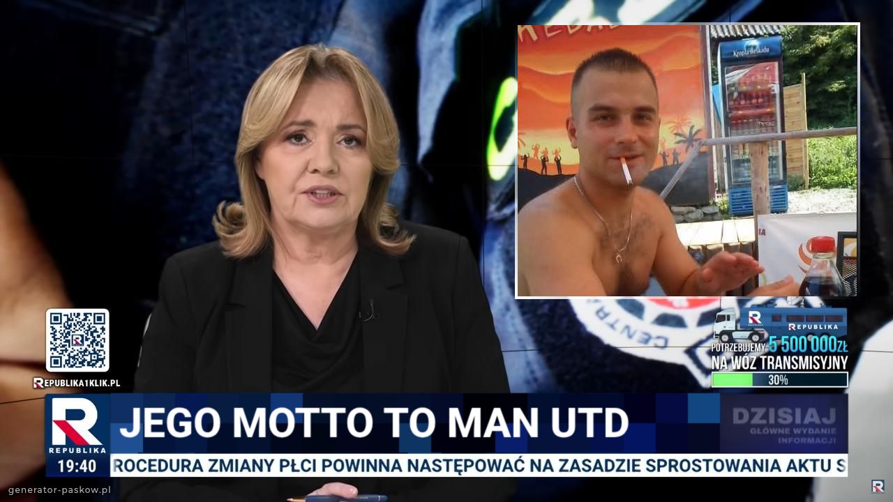 Jego motto to man utd