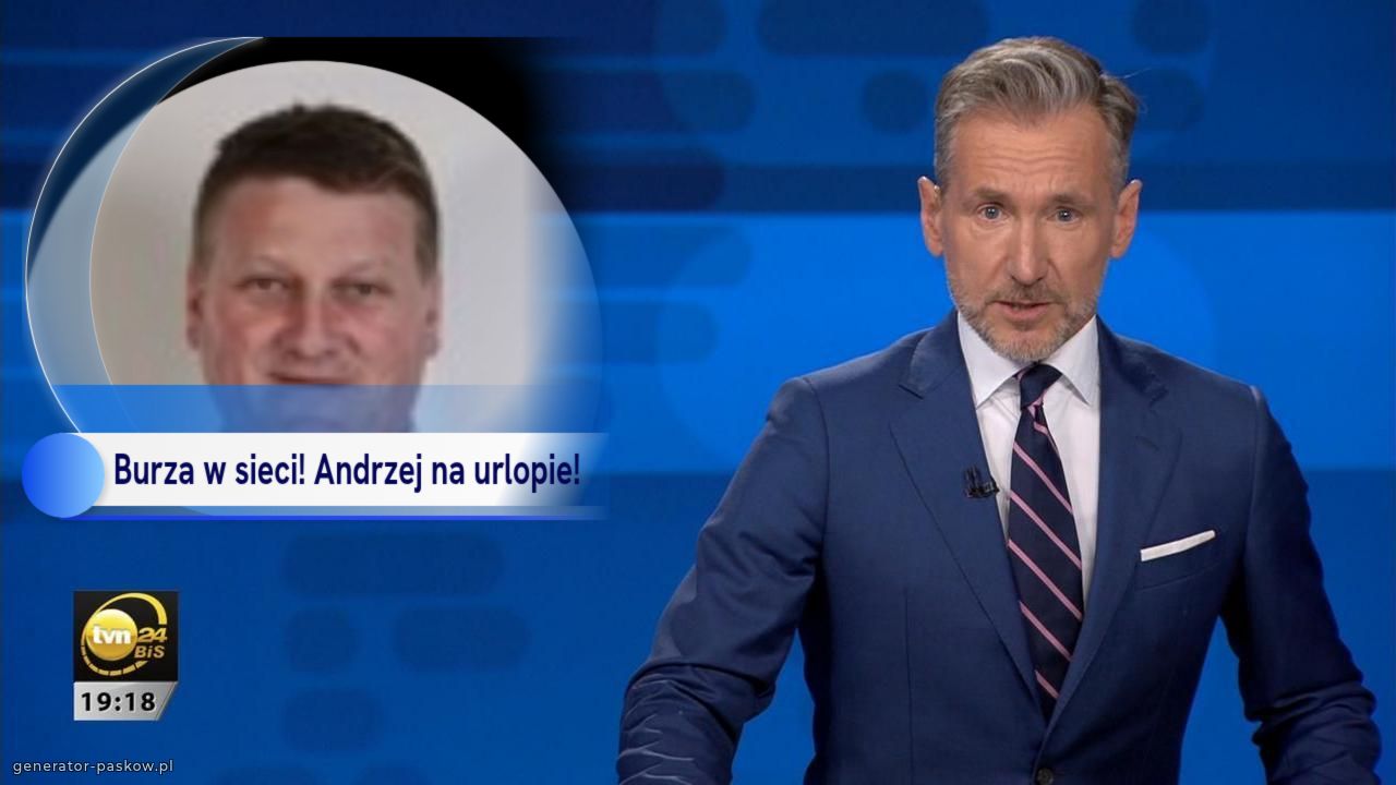 Burza w sieci! Andrzej na urlopie!