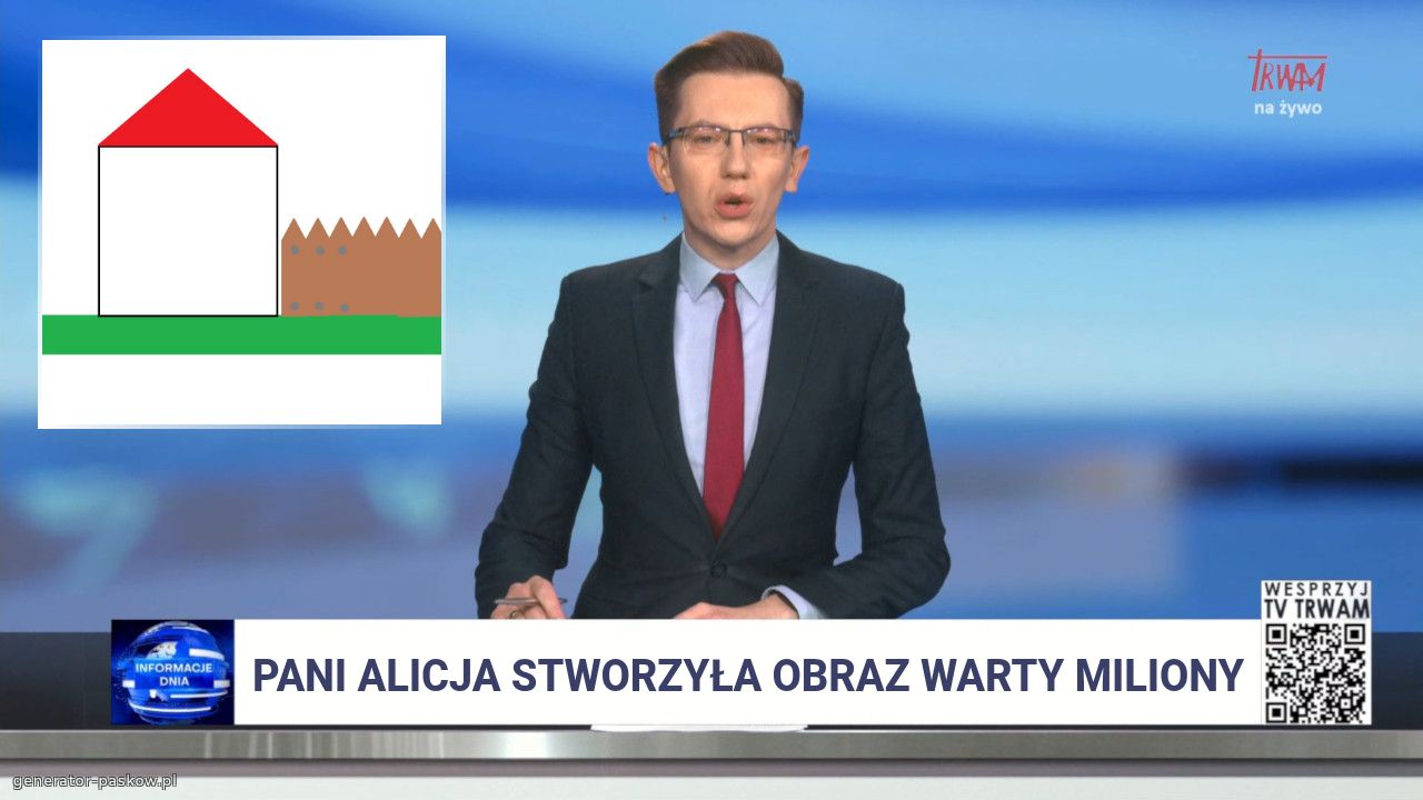 Pani Alicja Stworzyła obraz warty Miliony