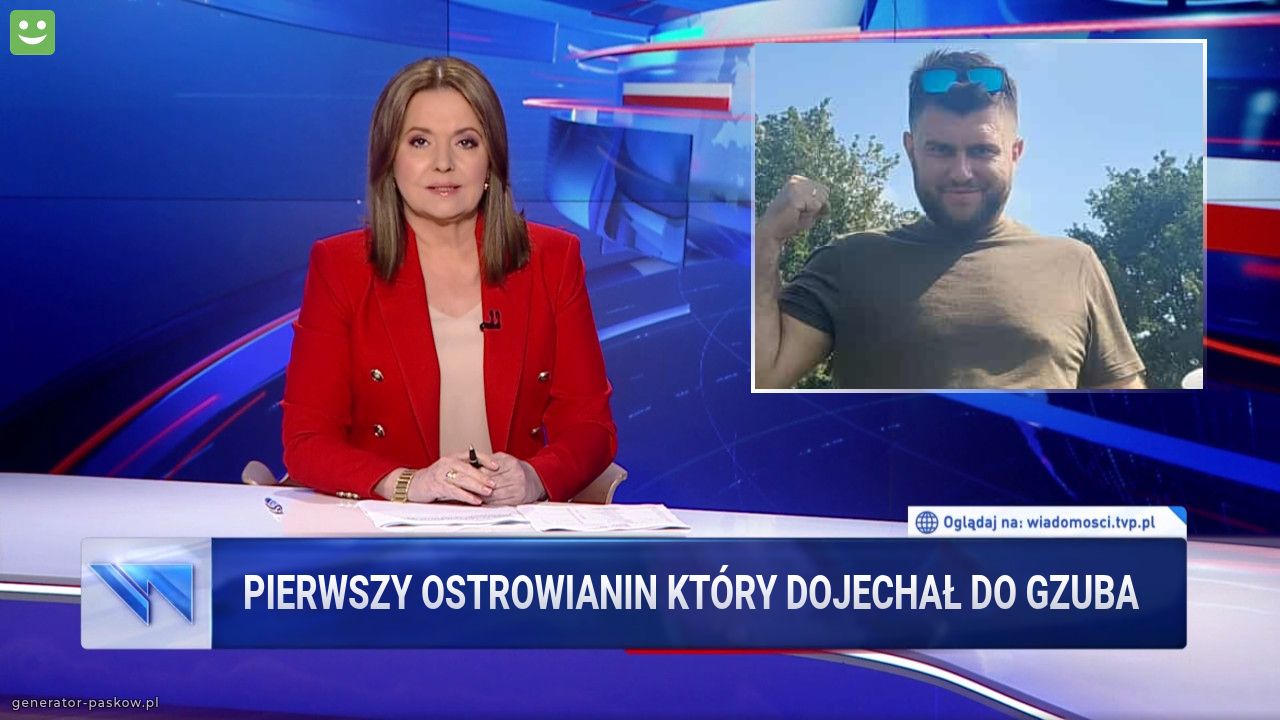 Pierwszy ostrowianin który dojechał do gzuba