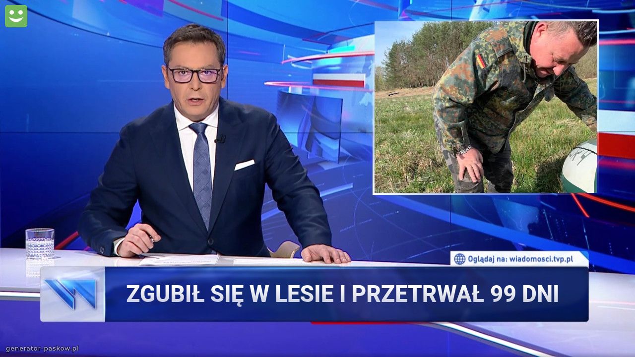  Zgubił się w lesie i przetrwał 99 dni 