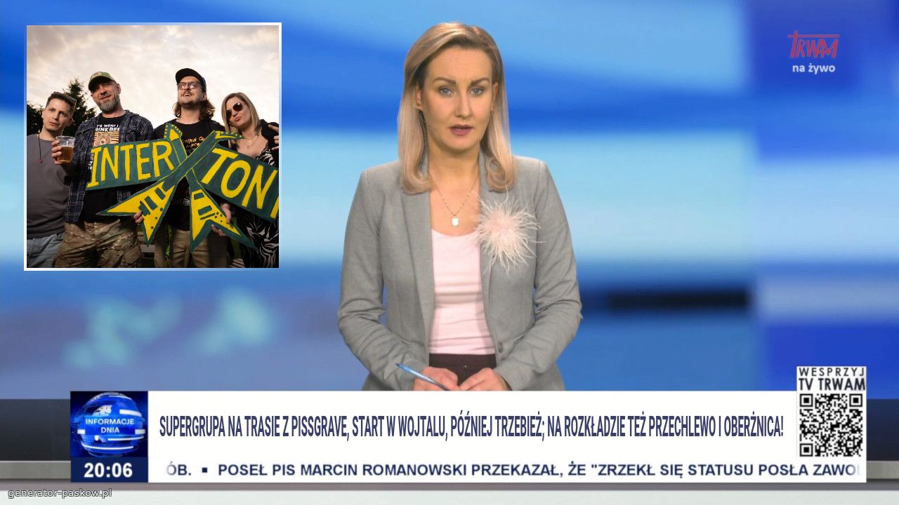 SUPERGRUPA na trasie z PISSGRAVE, start w Wojtalu, PÓŹNIEJ TRZEBIEŻ; NA ROZKŁADZIE TEŻ PRZECHLEWO I OBERŻNICA! 