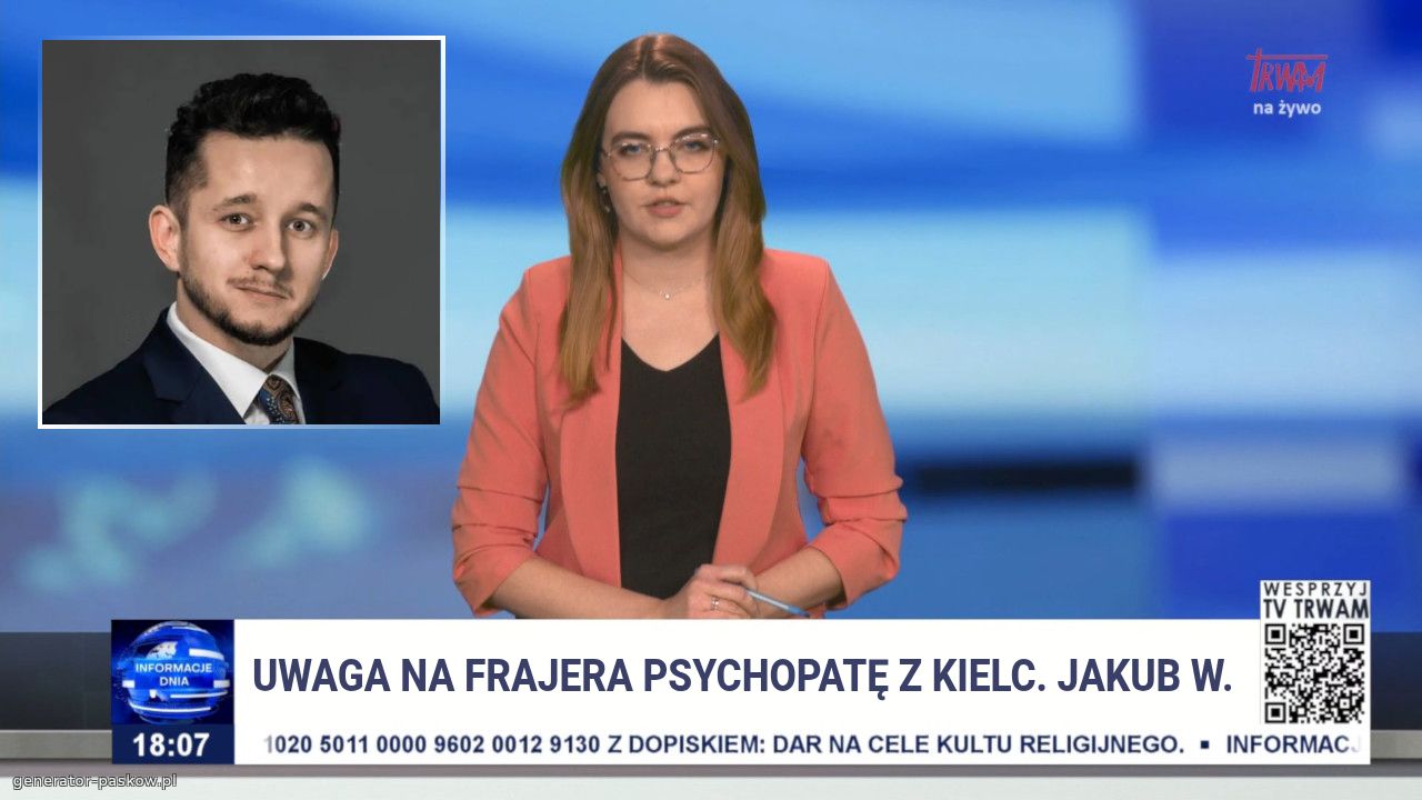 Uwaga na FRAJERA psychopatę z kielc. Jakub w. 