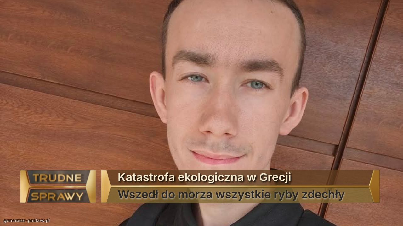 Katastrofa ekologiczna w Grecji 
Wszedł do morza wszystkie ryby zdechły 