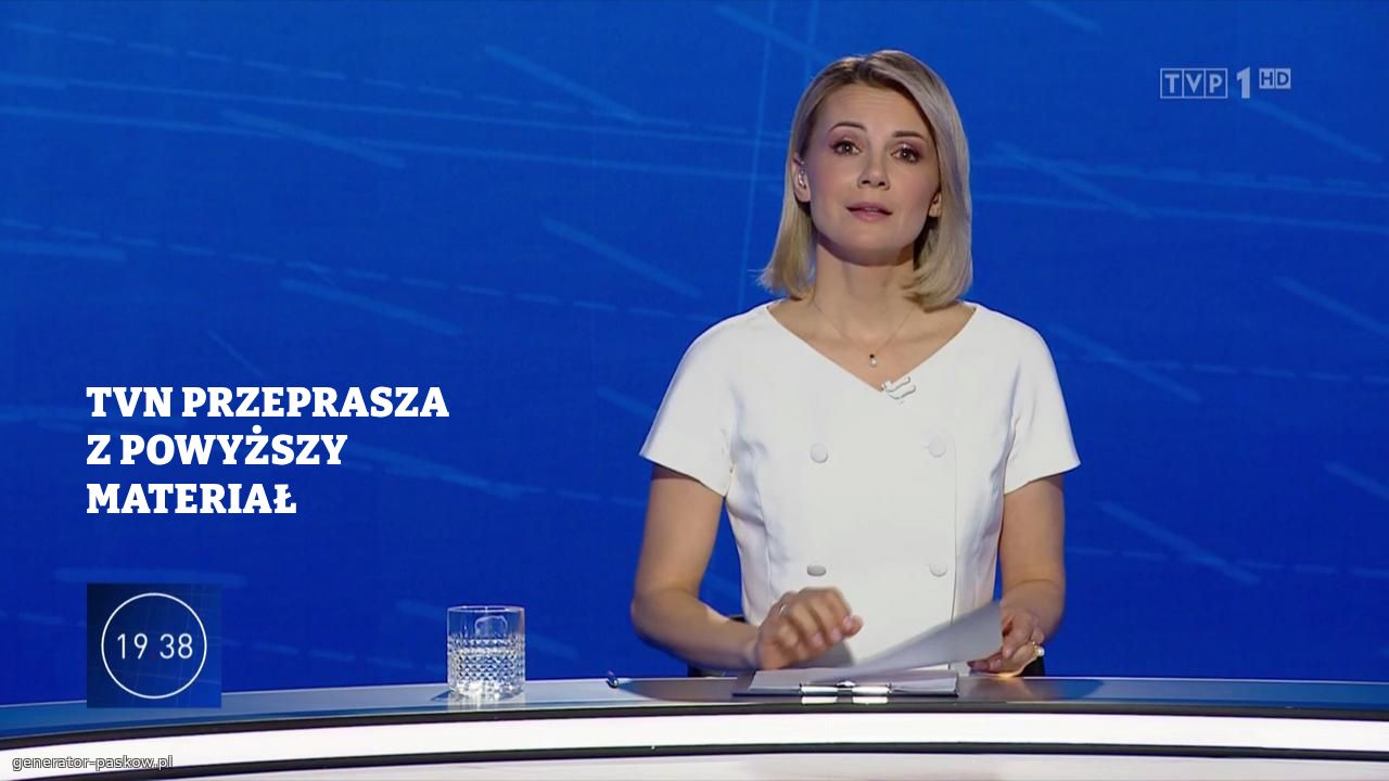 TVN PRZEPRASZA Z POWYŻSZY MATERIAŁ