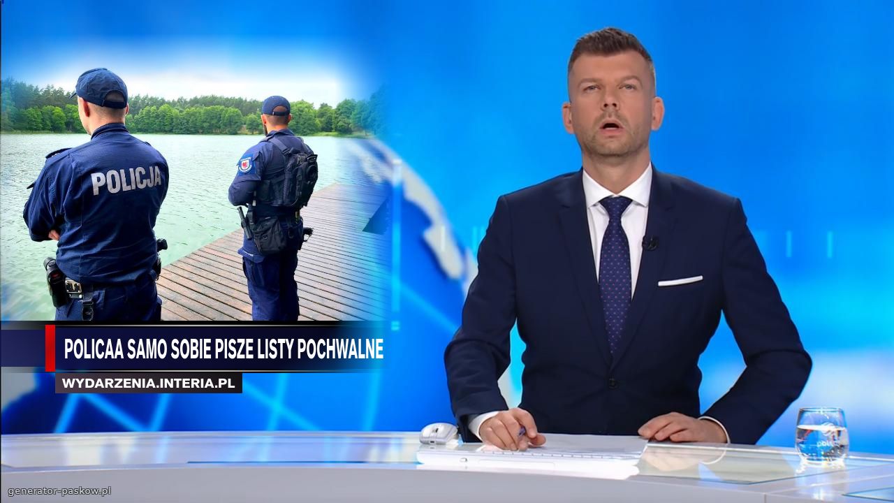 PolicAa samo sobie pisze listy pochwalne