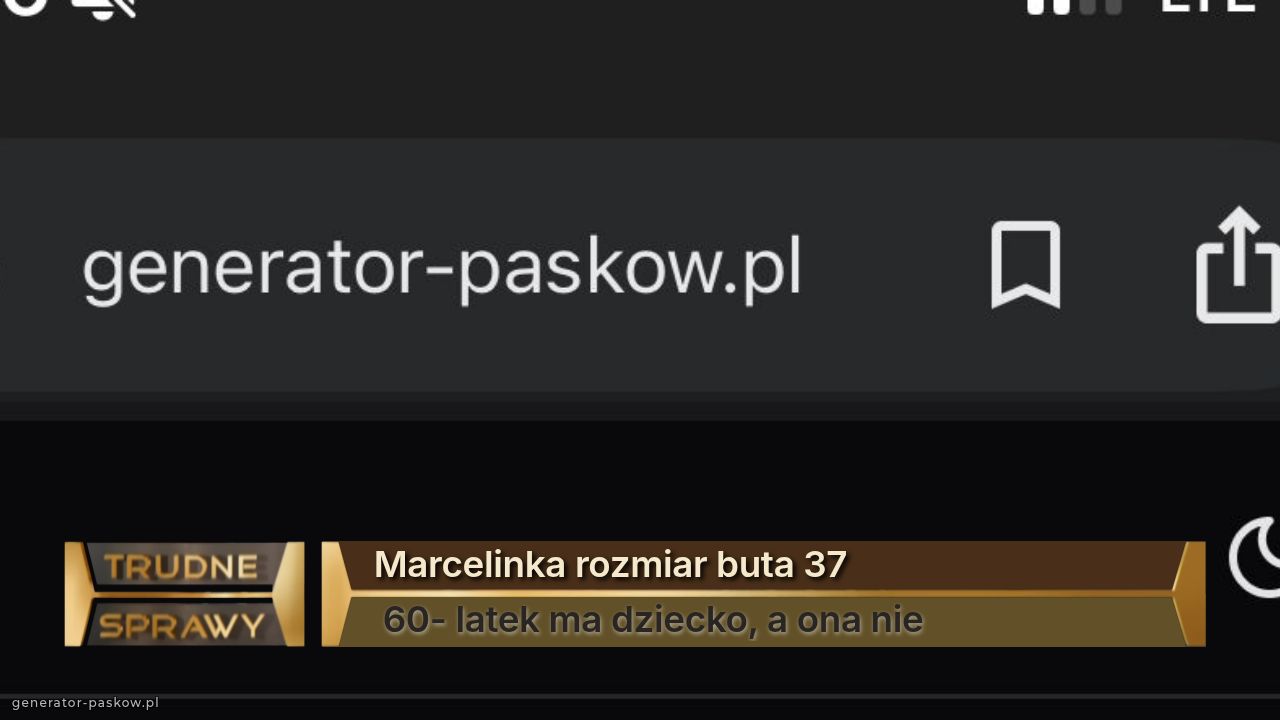 Marcelinka rozmiar buta 37
 60- latek ma dziecko, a ona nie 