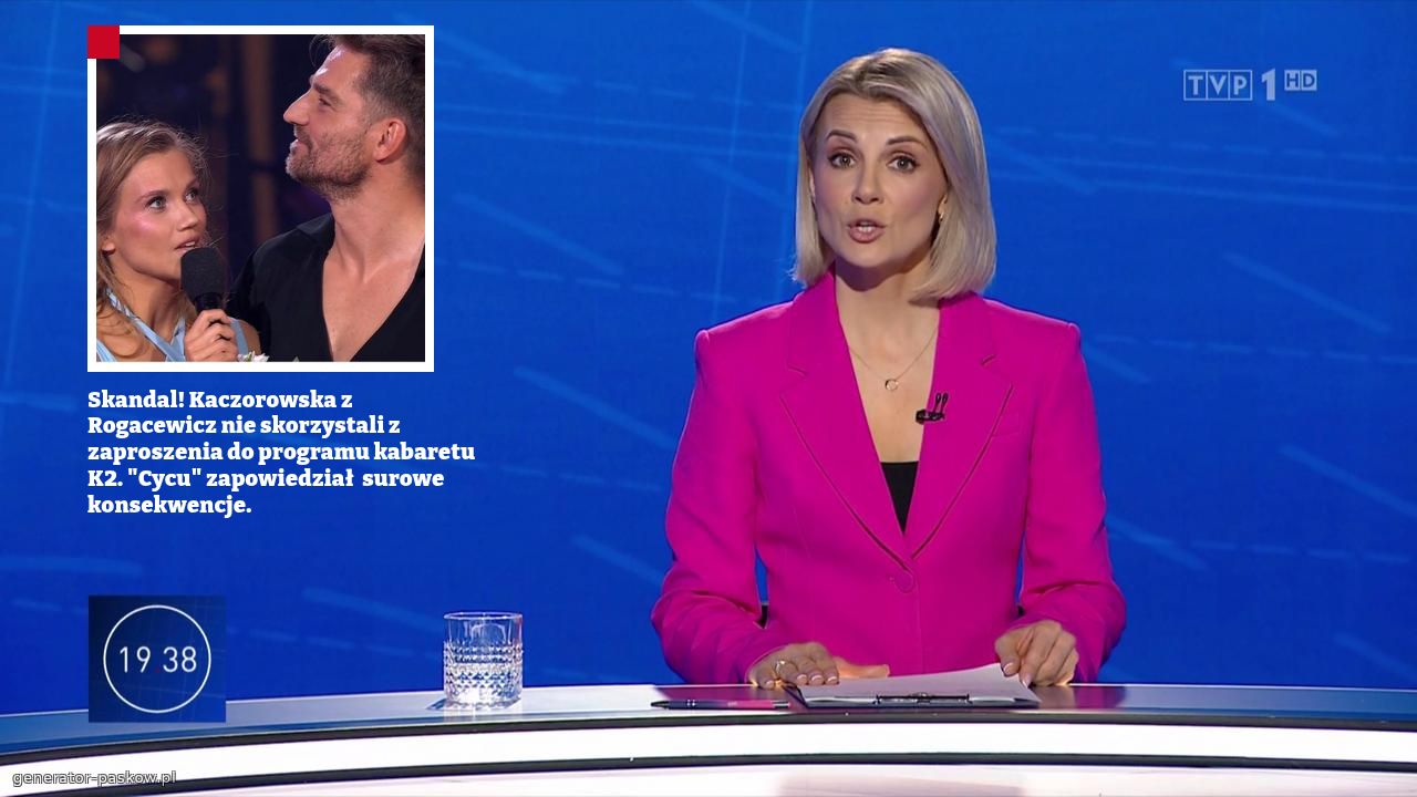 Skandal! Kaczorowska z Rogacewicz nie skorzystali z zaproszenia do programu kabaretu K2. "Cycu" zapowiedział  surowe konsekwencje.