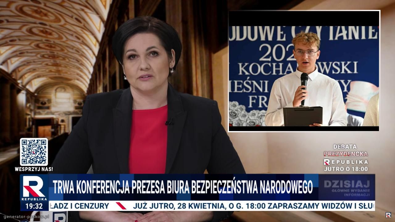 Trwa konferencja prezesa biura bezpieczeństwa narodowego 