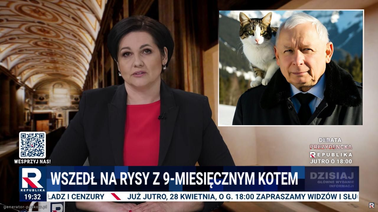 Wszedł na rysy z 9-miesięcznym kotem 