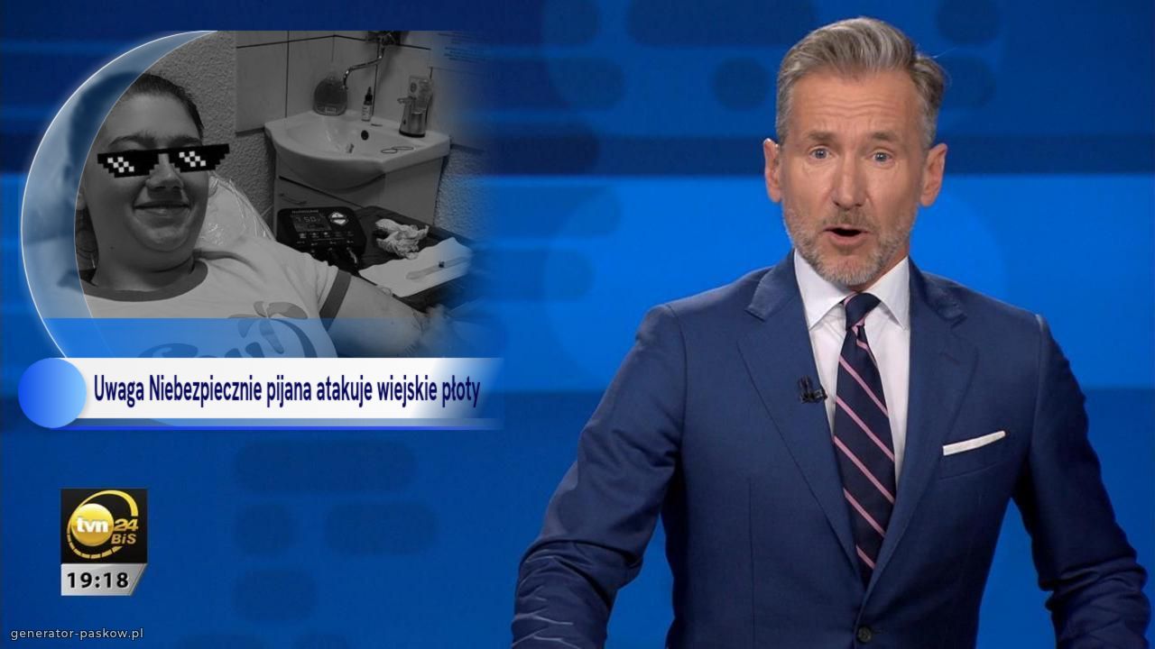 Uwaga Niebezpiecznie pijana atakuje wiejskie płoty