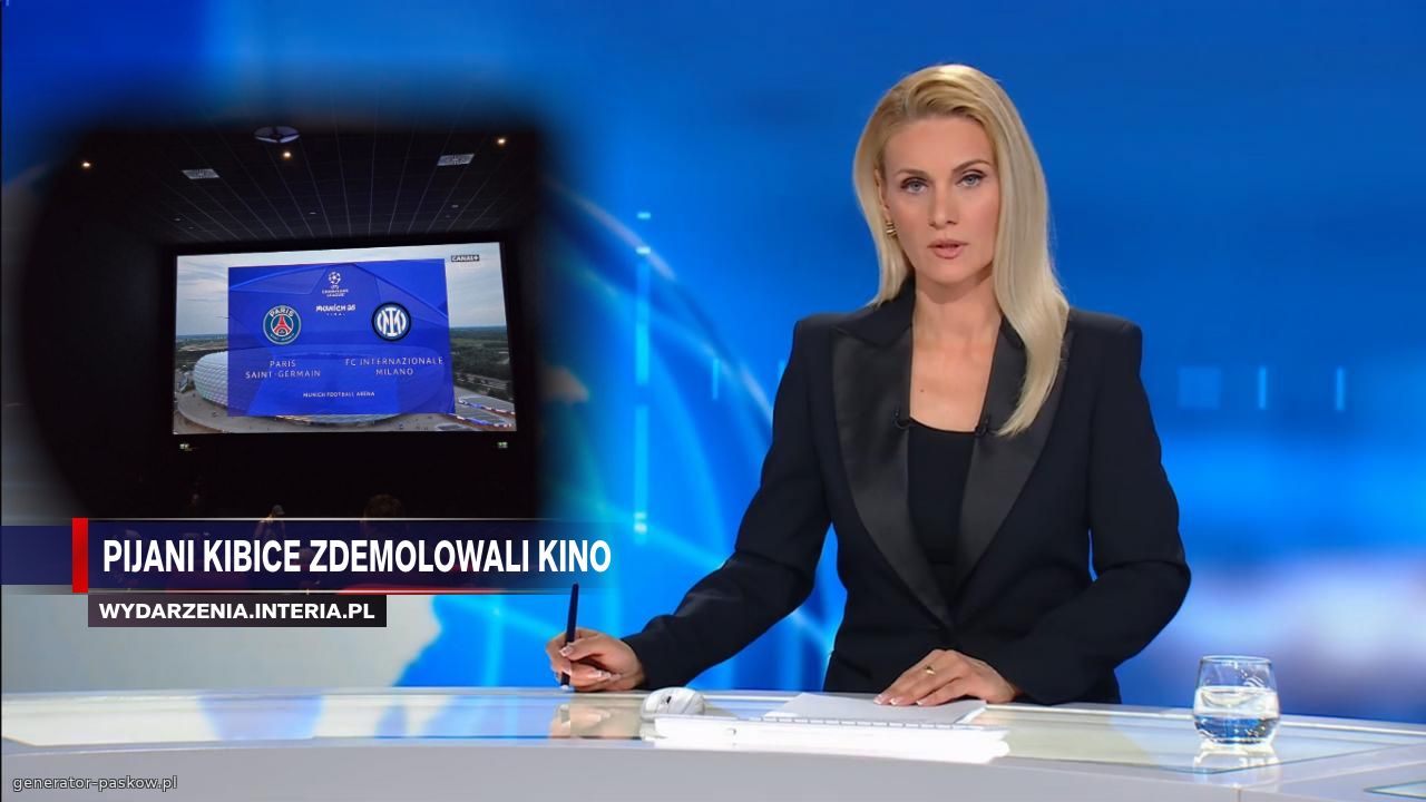 Pijani kibice zdemolowali kino