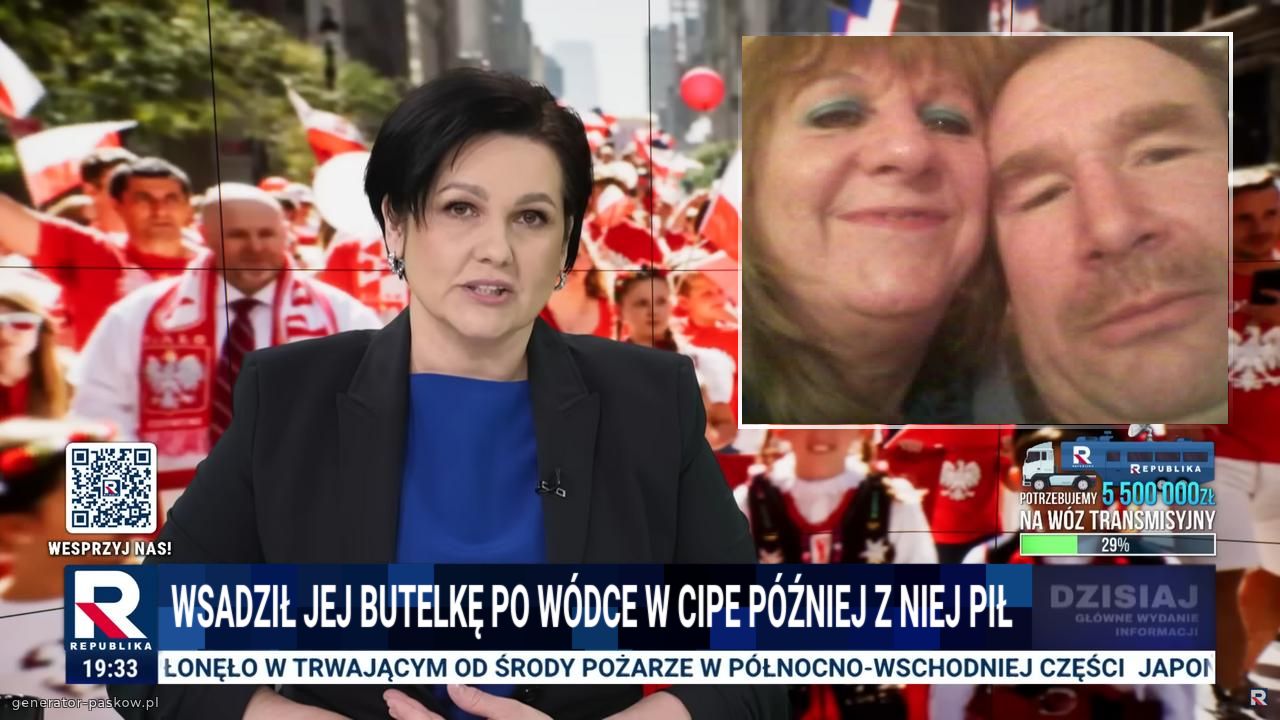 Wsadził jej butelkę po wódce w cipe później z niej pił 