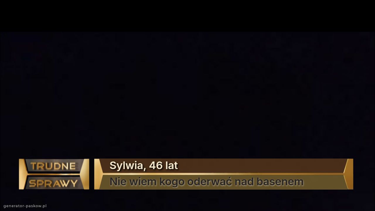 Sylwia, 46 lat
Nie wiem kogo oderwać nad basenem