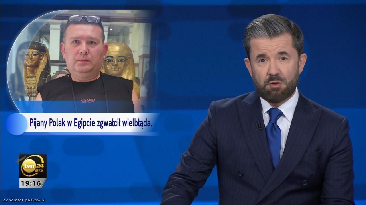 Pijany Polak w Egipcie zgwałcił wielbłąda.