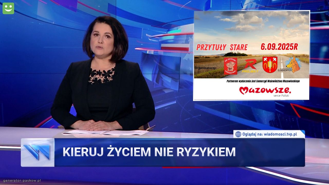 Kieruj życiem nie ryzykiem