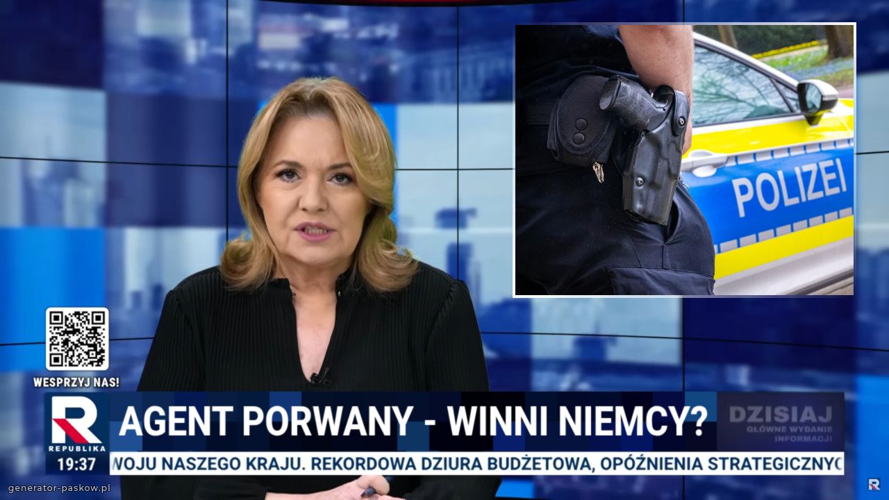 Agent porwany - winni Niemcy?
