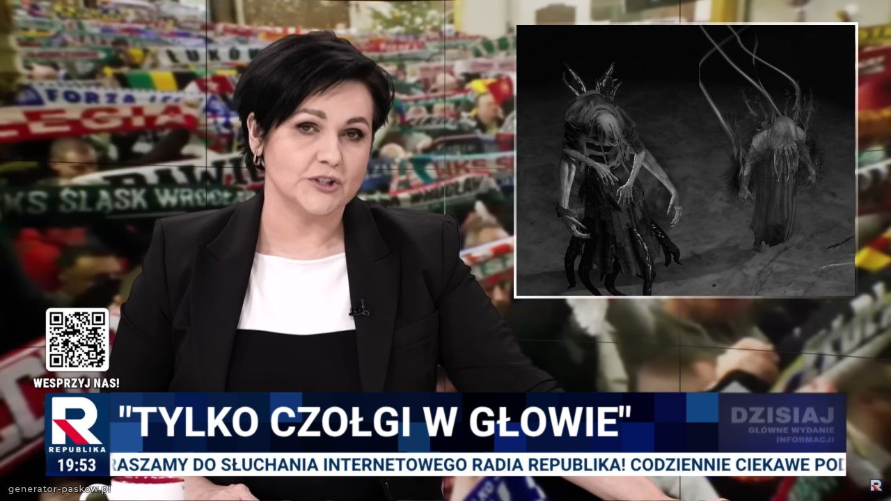 "Tylko czołgi w głowie"