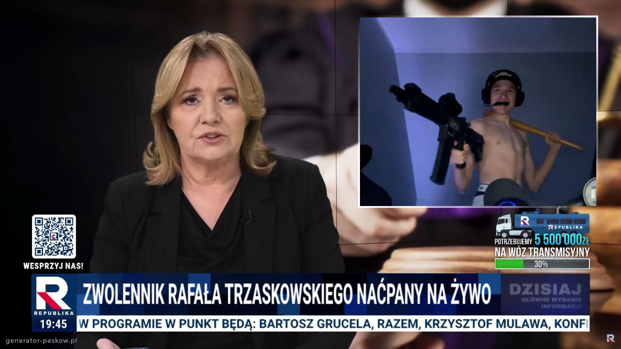Zwolennik rafała trzaskowskiego naćpany na żywo 