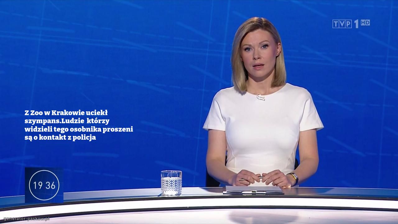 Z Zoo w Krakowie uciekł szympans.Ludzie  którzy widzieli tego osobnika proszeni są o kontakt z policja
