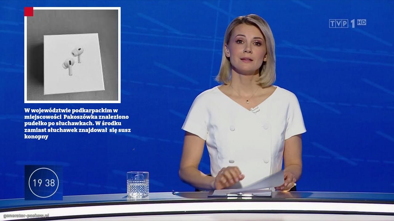 W województwie podkarpackim w miejscowości  Pakoszówka znaleziono pudełko po słuchawkach. W środku zamiast słuchawek znajdował  się susz konopny