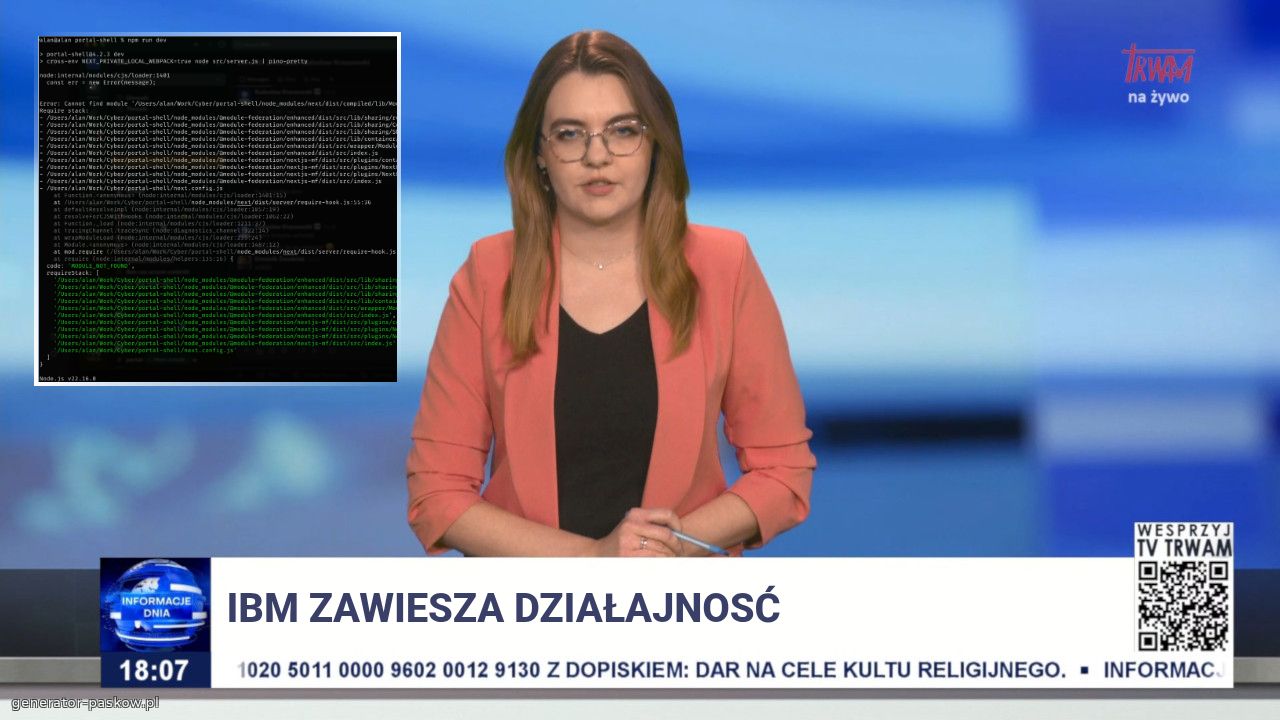 IBM ZAWIESZA DZIAŁAJNOSĆ