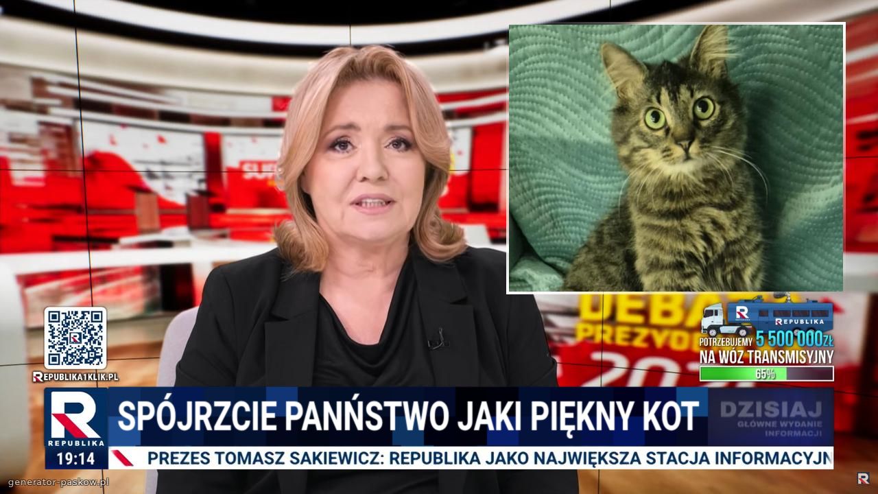 Spójrzcie Panństwo jaki piękny kot