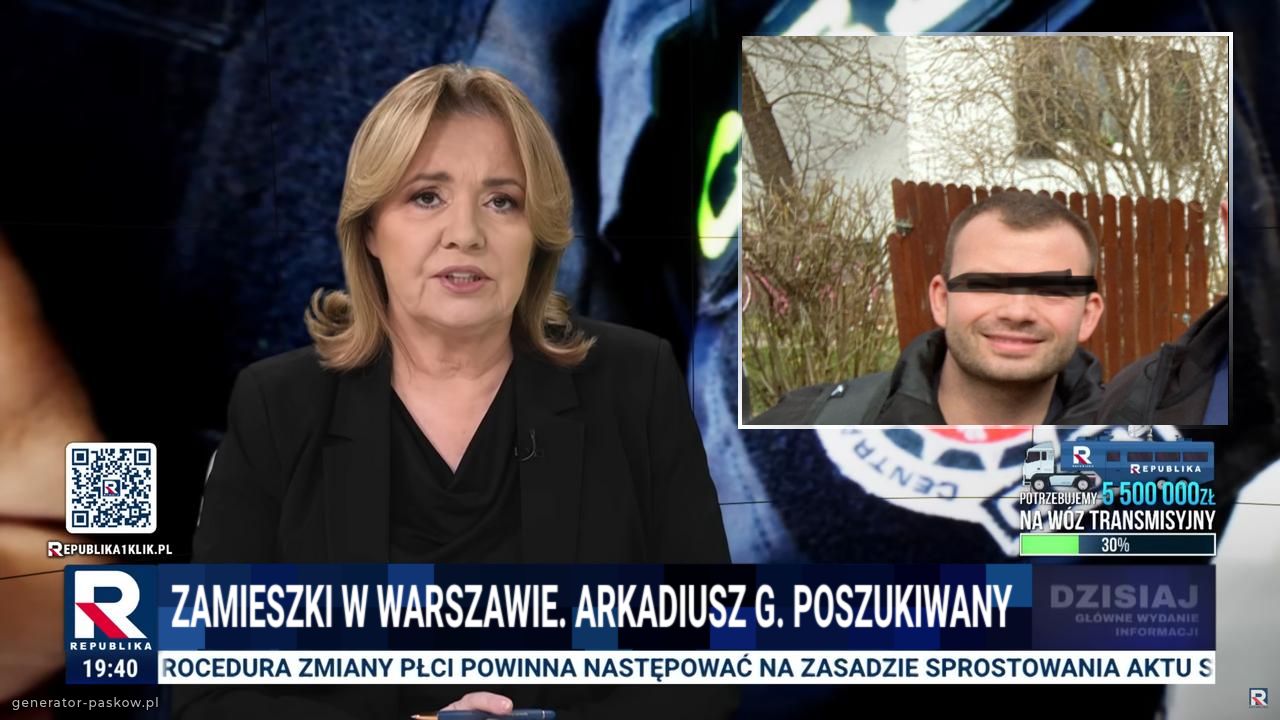 Zamieszki w warszawie. Arkadiusz g. Poszukiwany 
